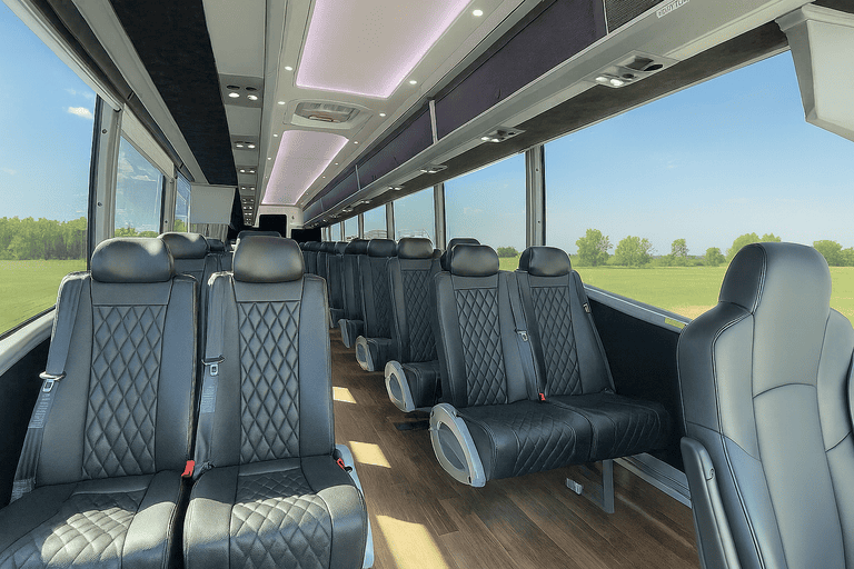 coach bus in Frisco