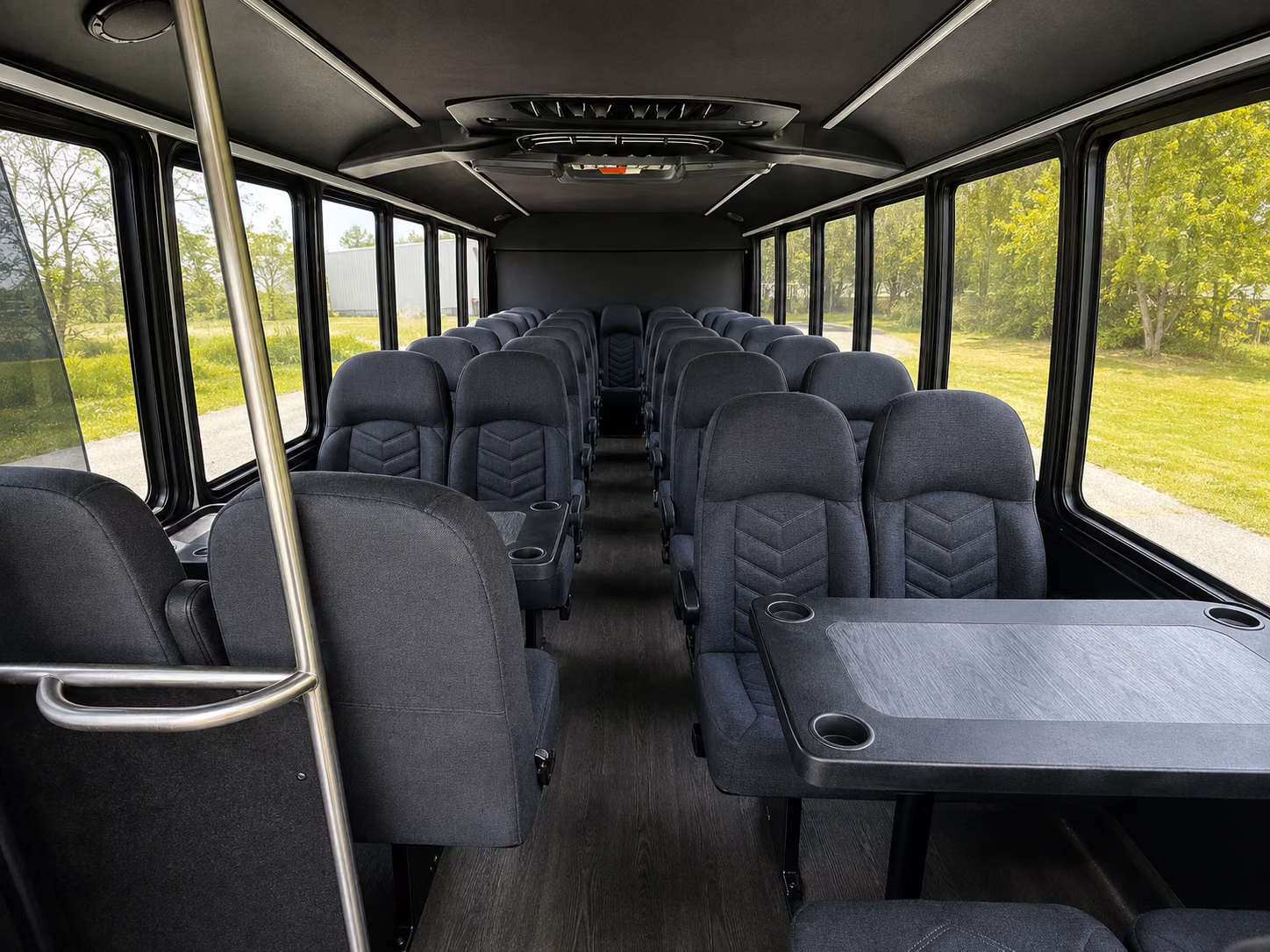 frisco 18 passenger minibus inside