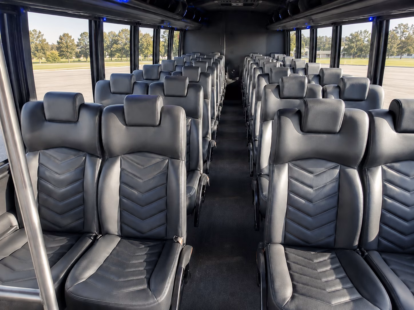frisco 18 passenger minibus interior
