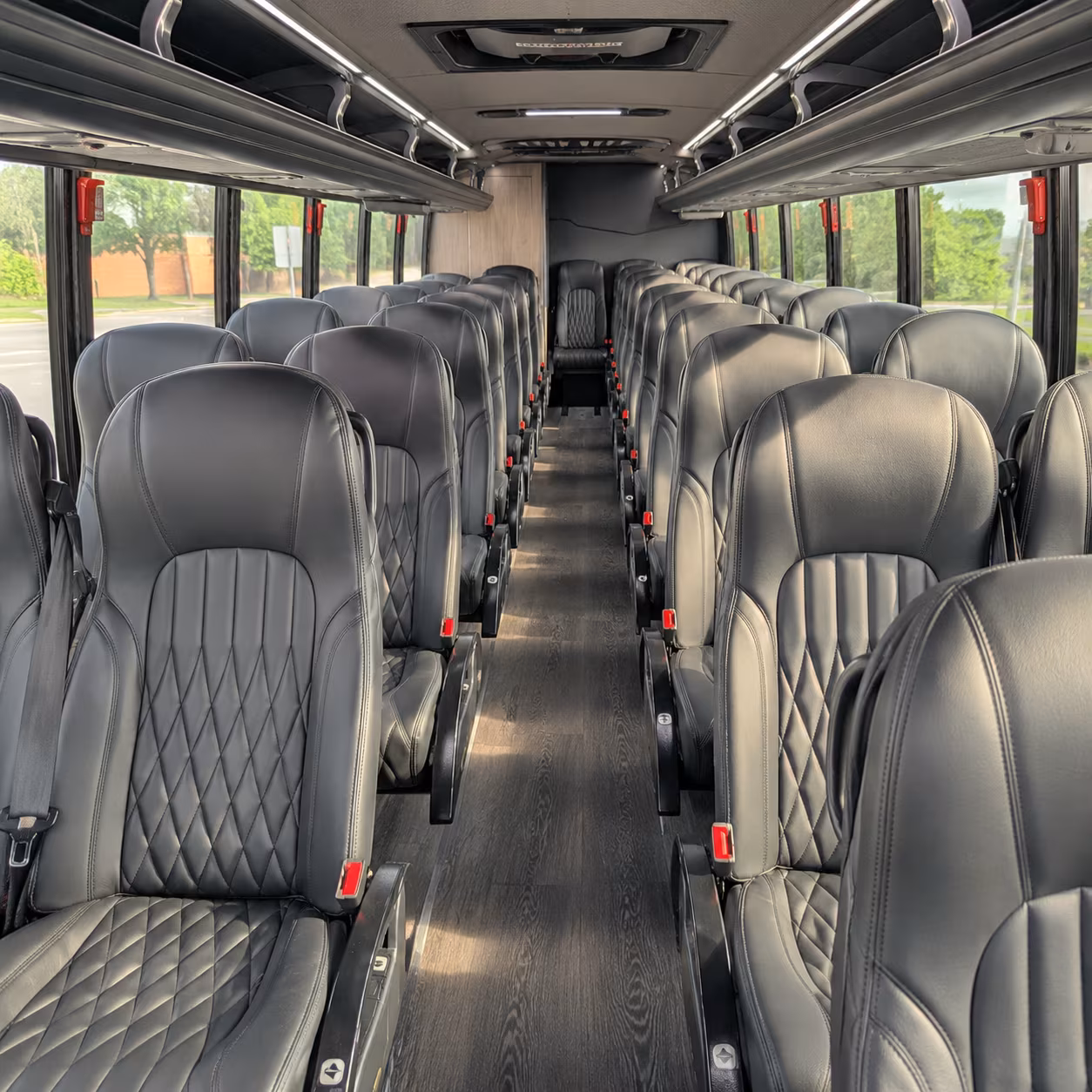 frisco 25 passenger minibus interior