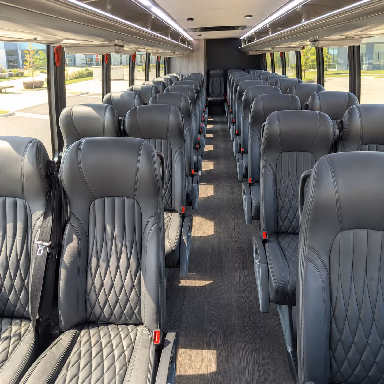 frisco 28 passenger minibus inside