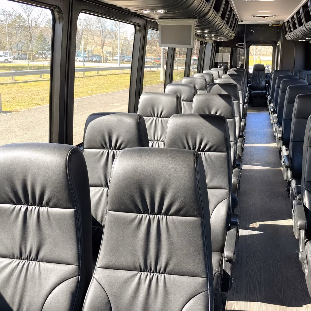 frisco 35 passenger minibus interior