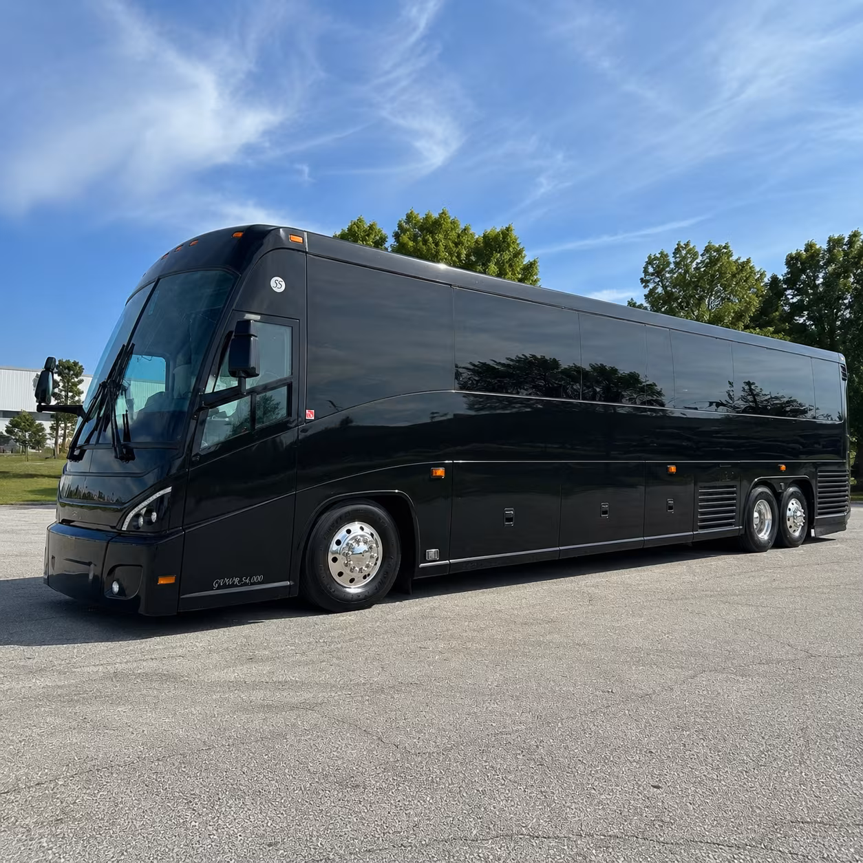 frisco 47 passenger charter bus