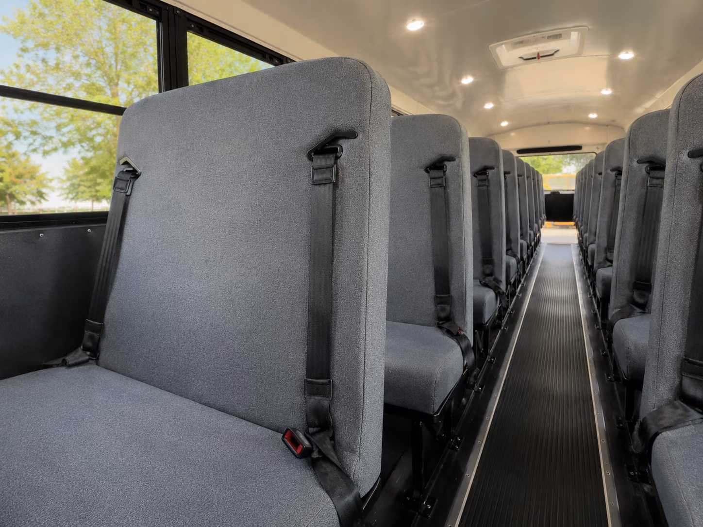 frisco school bus inside